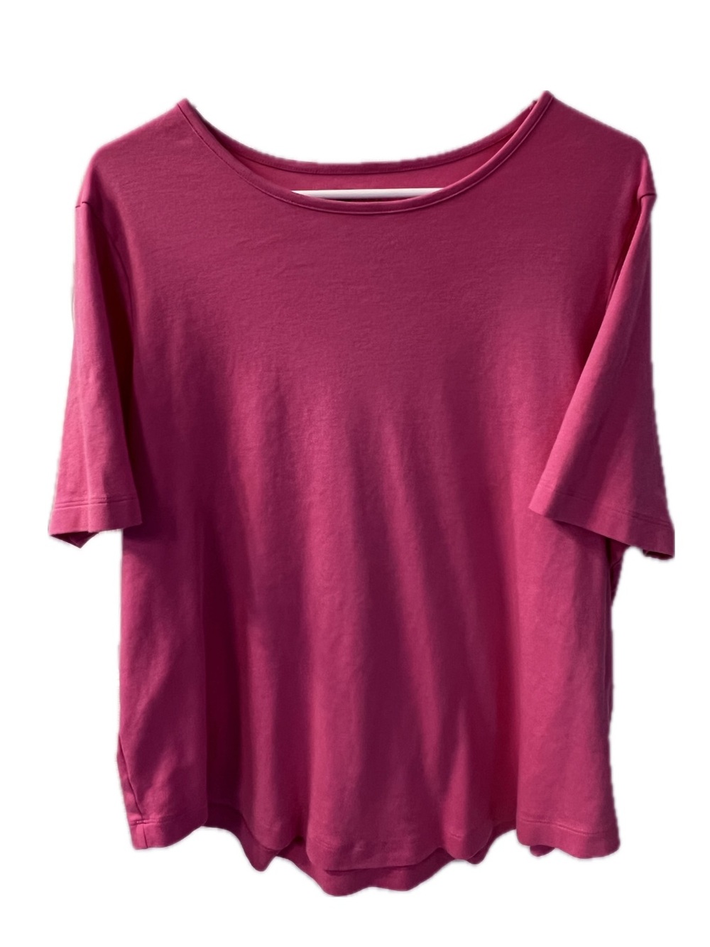 Koret Short Sleeve Scoop Neck Tee - Raspberry Pink
